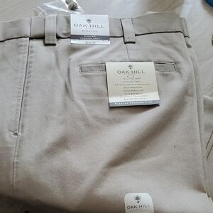 Men's Tan Pleated Premium Pants
